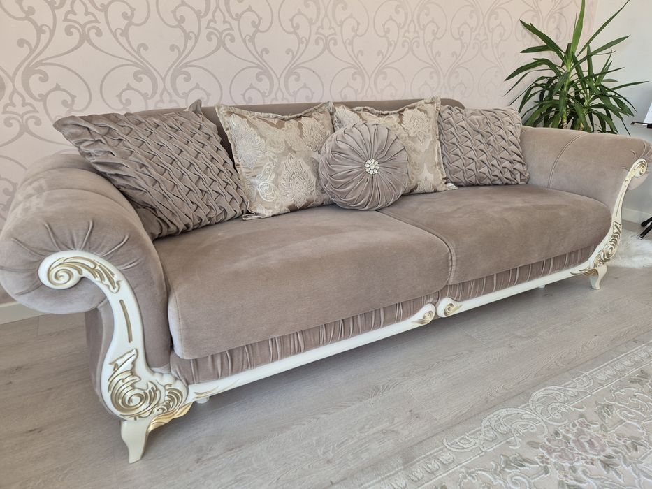 Set Canapele extensibile si fotolii Sehrazat 3+1+1