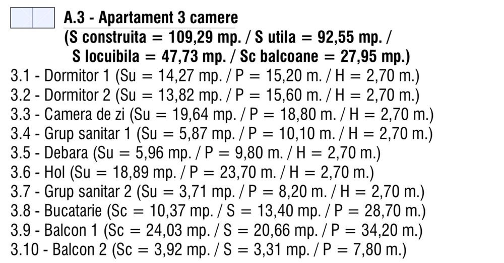 Apartament 3 camere Ozon Tower - Ultracentral