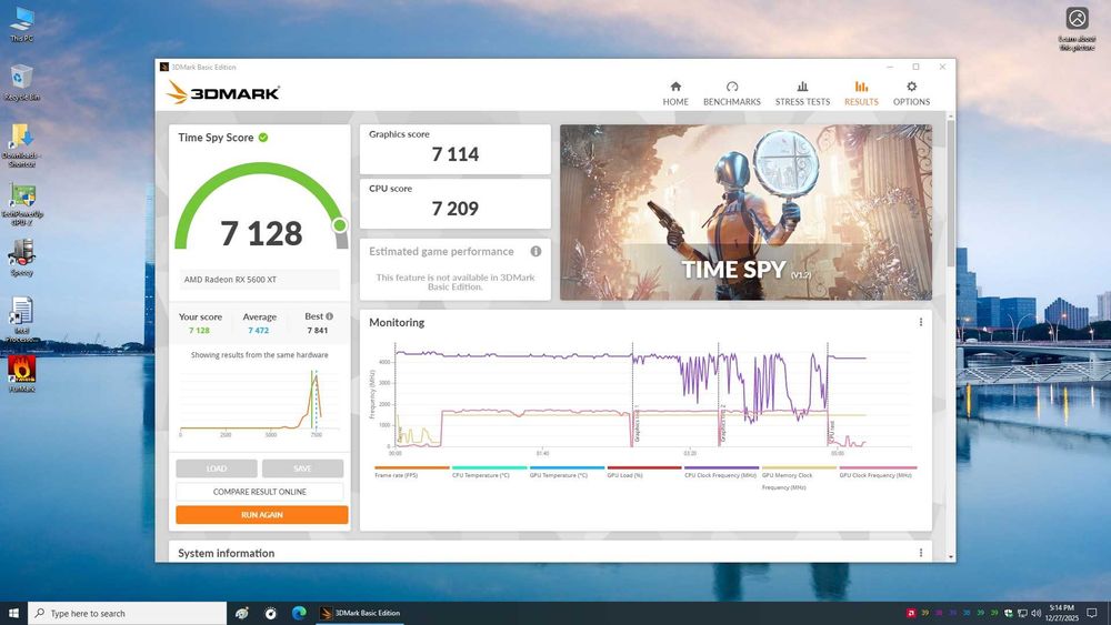 PC gaming i5 10500, 16GB DDR4, RX 5600XT cu 6GB, NVMe 500GB