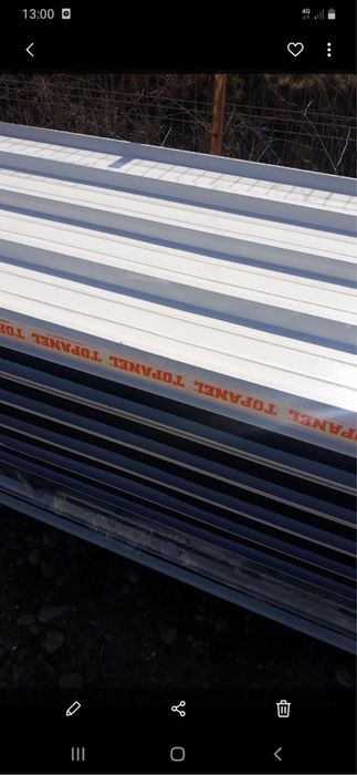 Panouri sandwich/ cal.1/acoperis/perete/topanel