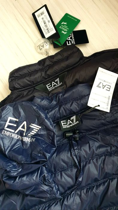 Emporio Armani EA7 Down Vest Mens Size M 2бр НОВО! ОРИГИНАЛ Мъжки Пухени Елеци!