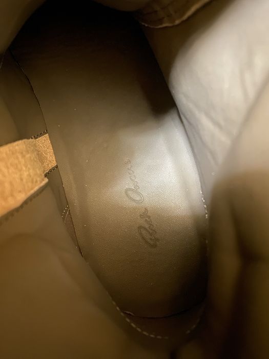 Rick Owens Geobasket Brown Suede