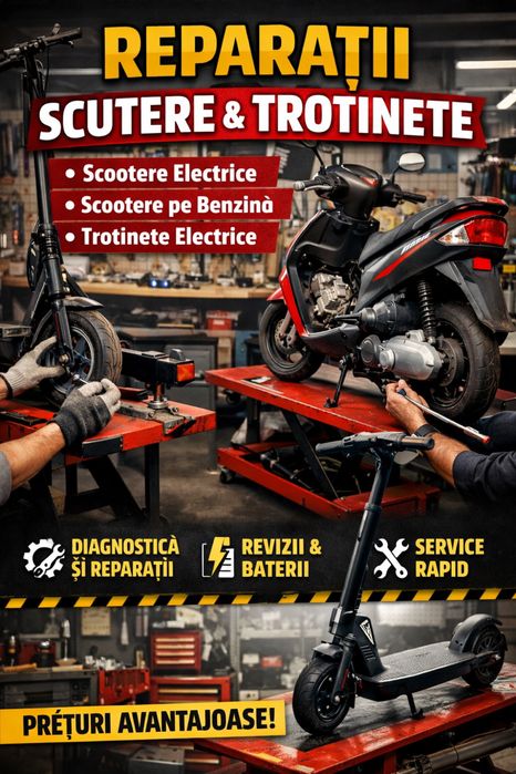 Service Trotinete & Scutere Electrice / Benzina