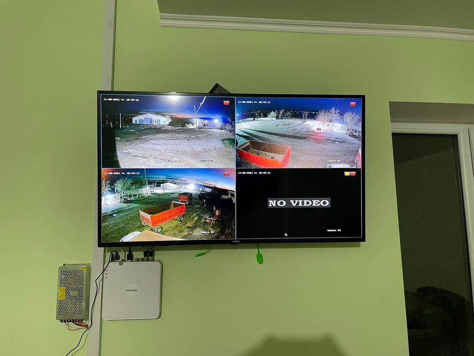 Установка видеонаблюдения в помещениях