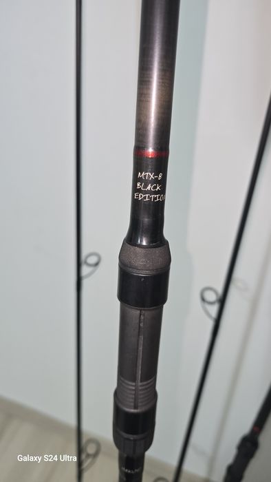 Lansete crap Hakuyo MTX 8 Black Edition+Husă Caperlan