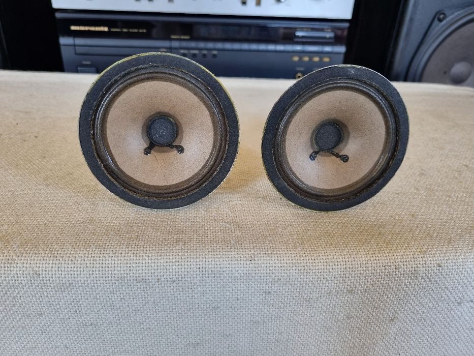 Set Difuzoare Medii Grundig. 4 ohms, 10 watts, 8,9 cm. Impecabile