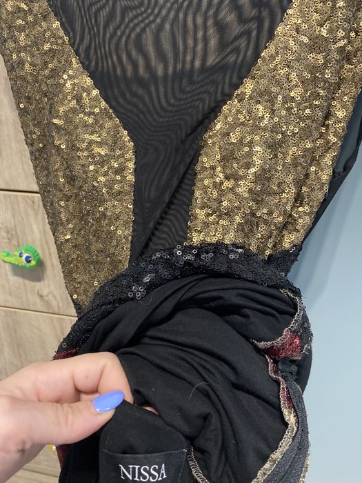 Rochie Nissa scurta paiete S