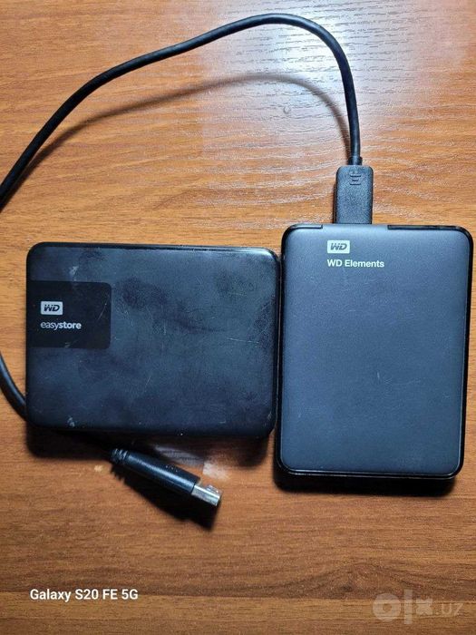 2 жестких диска WD 2 ТБ и 1 ТБ