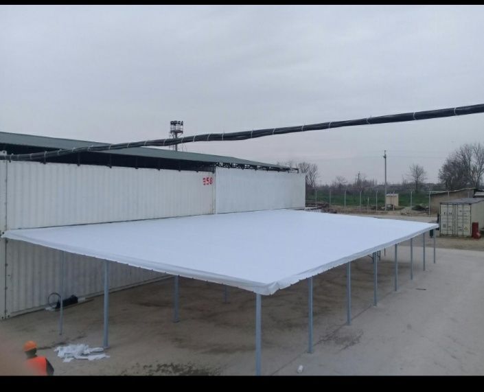 Устанановим баннер тенты банер навес беседка, забор бассейн закьриваем