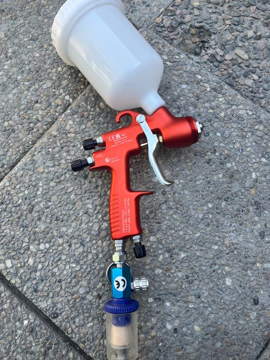 Pistol de vopsit Sagola 3300 GTO Car HVLP Vopsea + Manometru