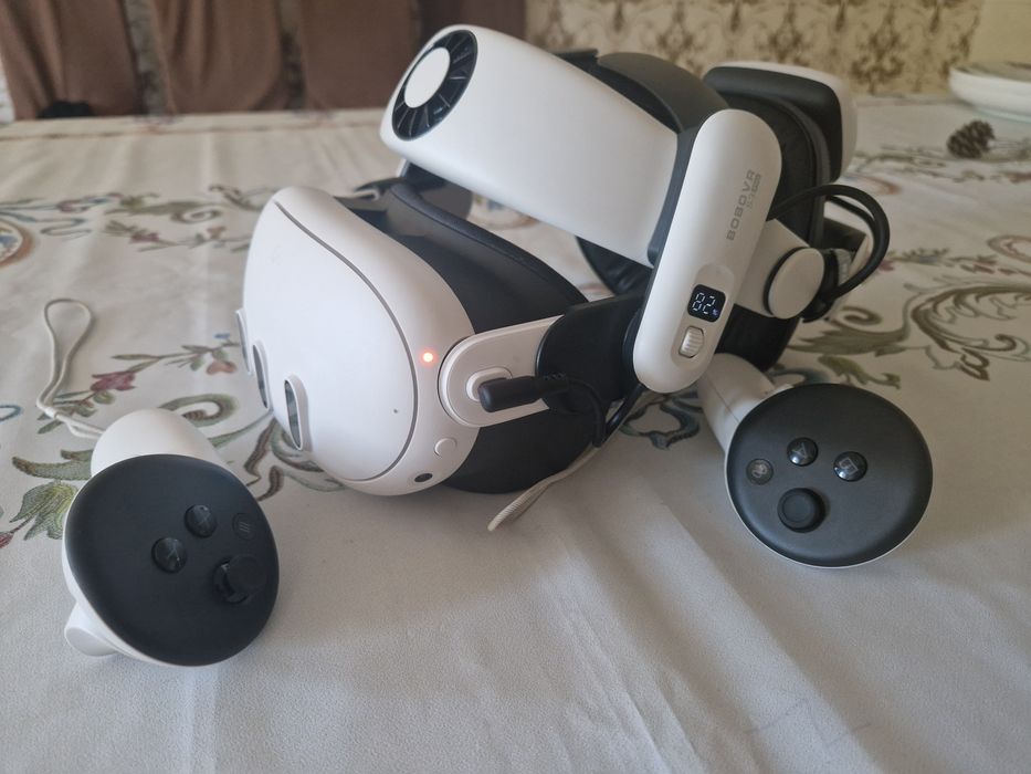 Meta quest 3 512гб вместе с креплением BOBOVR S3 Pro
