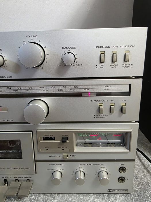 Linie midi  PALLADIUM Amp.NSA-200/tuner NST-200/deck casetă  NSC-200