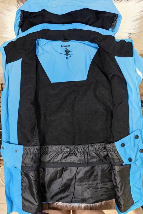 Ски яке Benger / Blue Ski Jacket Benger - размер EU 40 (M), отлично състояние