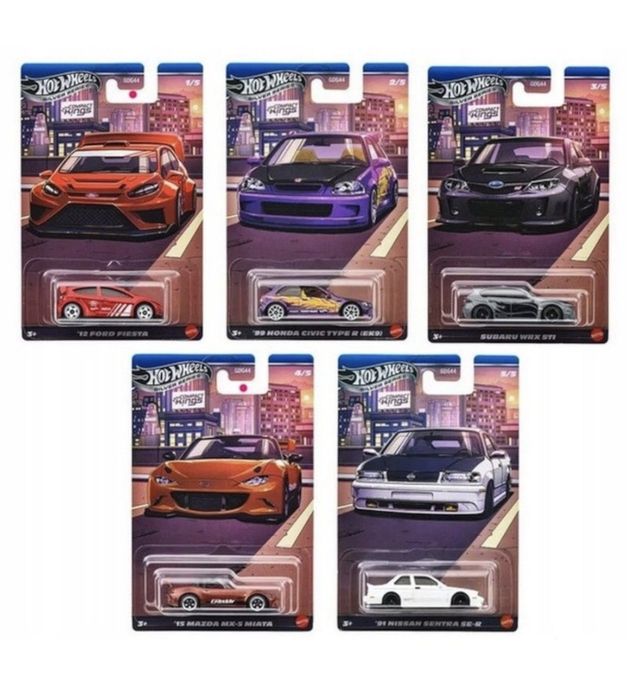 Fast and Furious  Hot Wheels JBY44 и Compact Kings JKX56