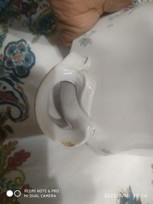 Супница Кузнецов М.С. 19век.1887г.винтаж.