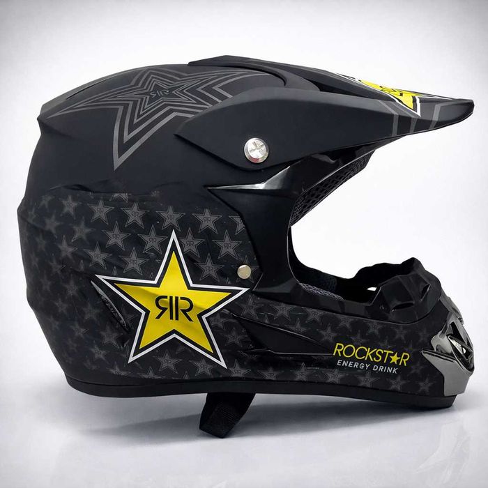 Кросова каска ROCKSTAR, Full Face, DOT Сертификат, Размер: S; M;