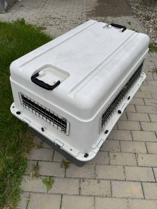 Titlu: Cușcă transport câini XL rigidă, 90x60x68 cm, talie mare