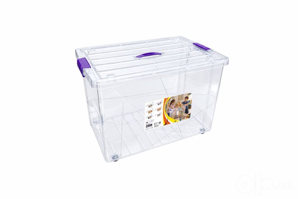 Plastmassa shaffof konteynerlar
