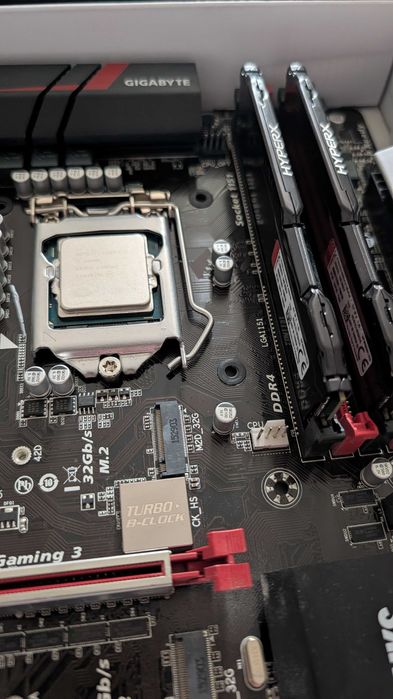 Комплект: Дънна платка Gigabyte Z170 + Intel i5 6600K + RAM 8GB HyperX DDR4 + Arctic Freezer Охладител / Комбо LGA1151 РАМ / настолен компютър / Дъно