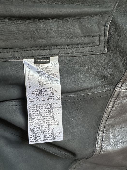 Vand geaca de piele biker DIESEL