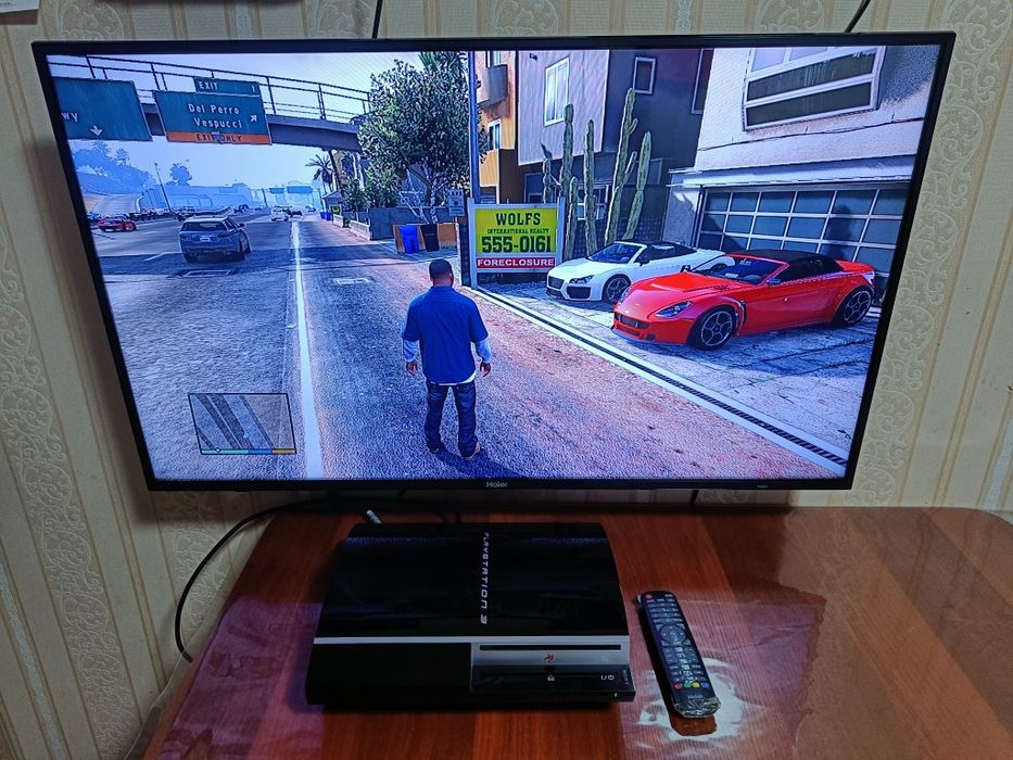 Sony ps3 + 150 игр + телевизор 43"