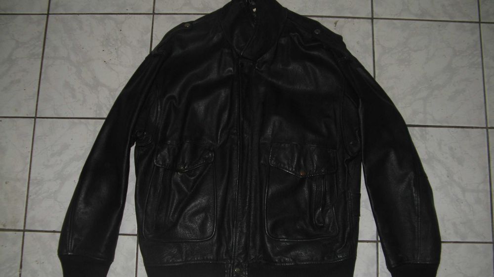 Geaca piele aviator bomber