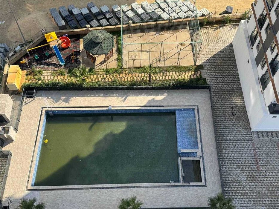 • Готов за нанасяне апартамент 1+1 • Паркинг • Басейн • Мерсин, Турция