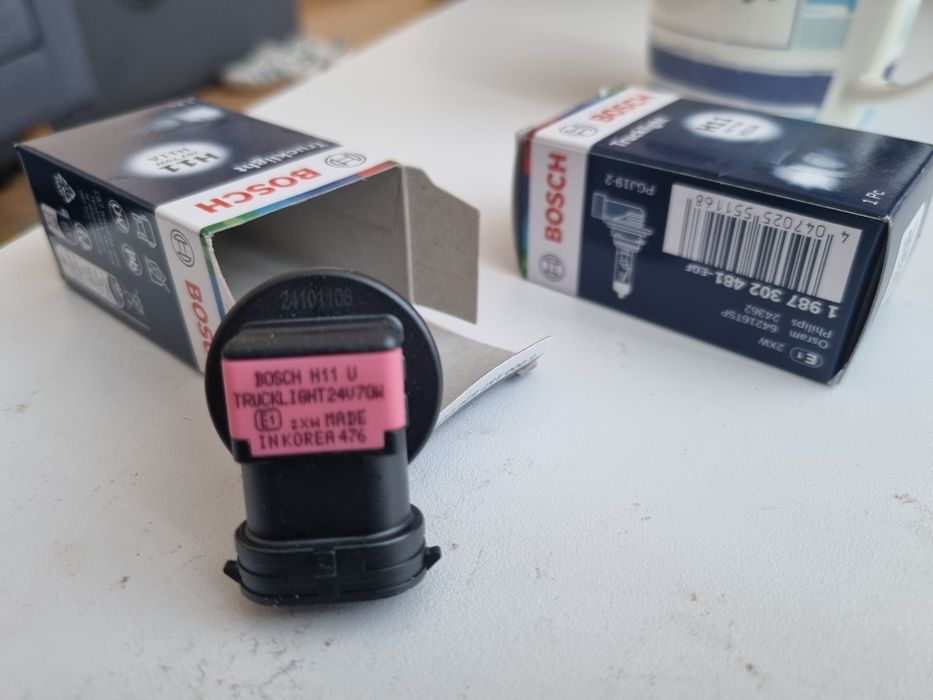 Vand bec halogen BOSCH TRUCKLIGHT H11, 24V, 70W, H11A