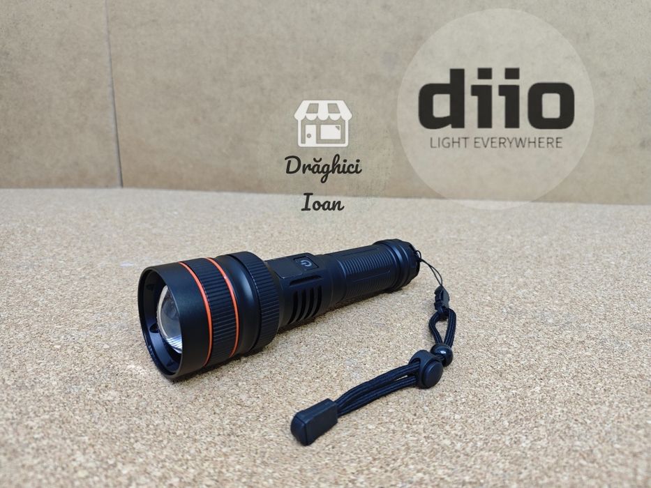 Lanterna M80 TURBO -MEMORY DIGITAL- led M80 LASER pt.distanta < 1,5km