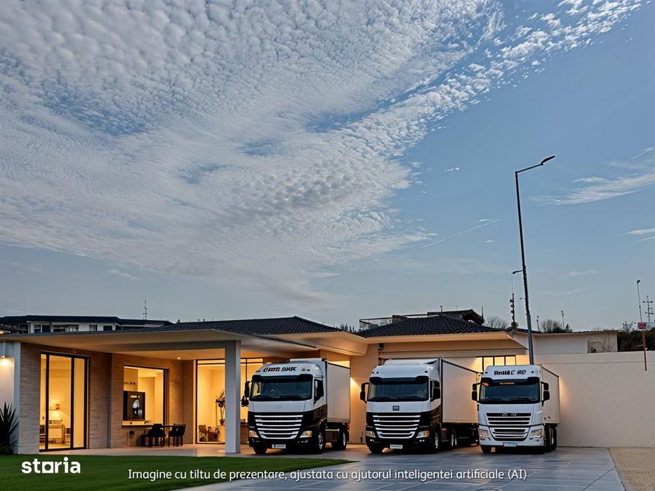 Hala industriala  de inchiriat  teren 1000mp langa A0  Centura  Bragad