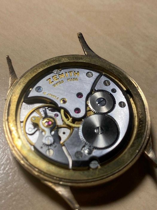 Ceas Zenith mecanic barbatesc aur 18 K 1970