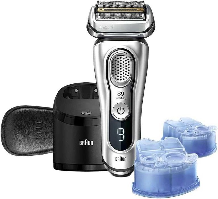 Электробритва Braun Series 9 9390cc со станцией  и футляром / Britva