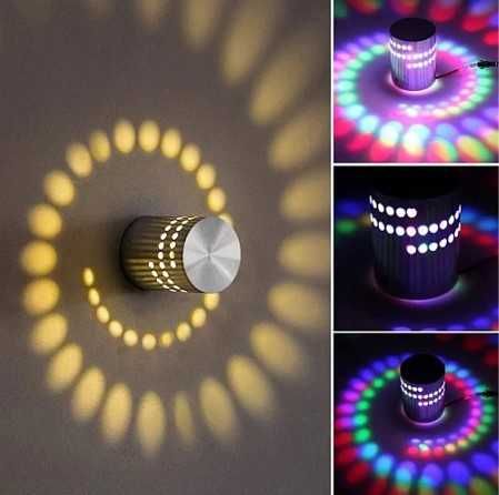 Красива лампа за стена с дистанционно управление - диско осветление