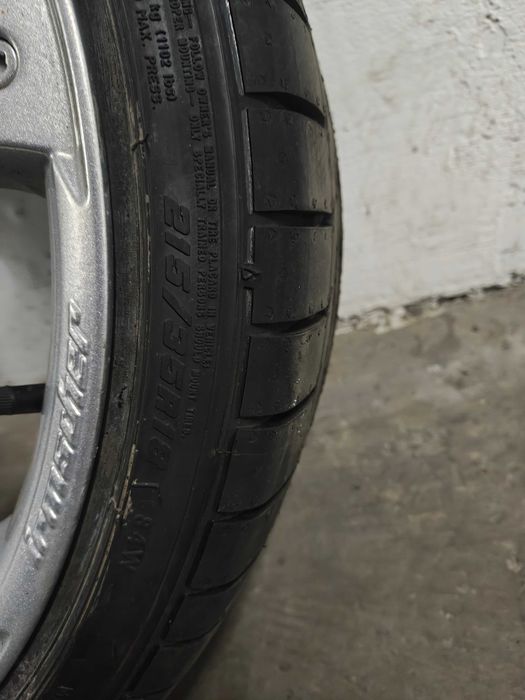 Jante IRMSCHER 8x18 5x110 ET38 Opel cu Goodyear Eagle F1 215/35R18 NOI