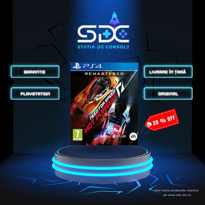 Need For Speed Hot Pursuit REMASTERED PS4 (Playstation 4) | SDC
