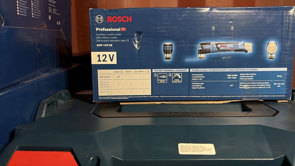 Bosch GOP 12V-28 - Multicutter fara acumulatori si incarcator, Li-Ion, 12 V, - Ah, Sigilat