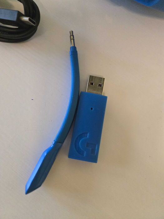 Геймърски слушалки Logitech G733 Blue