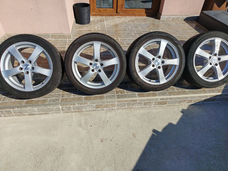 Jante roti  aliaj vw Audi r17 sau schimb cu jante peugeot 3008