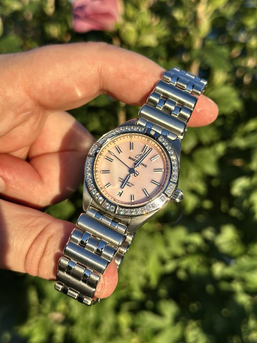 Breitling Chronomat Dial Roze 36,mm Lady