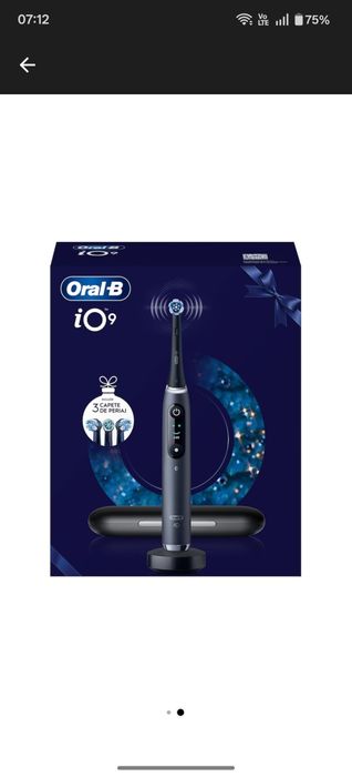 Oral B iO9 с 2 резервни накрайници, Нов, Неразопакован с 2г Гаранция