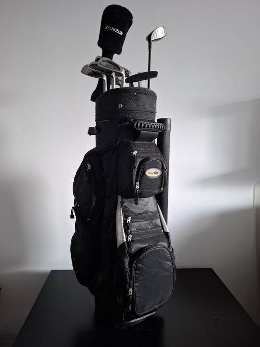 Set golf Kanzen (geanta BagBoy, 10 crose, mingii, teuri, manusa)