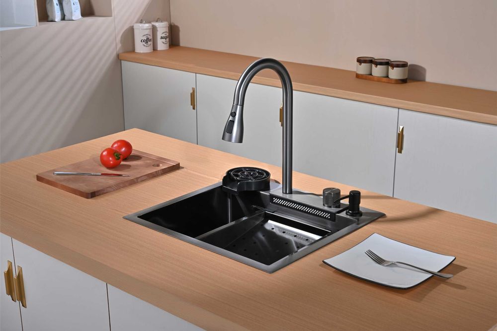 Мултифункционална кухненска мивка 50см