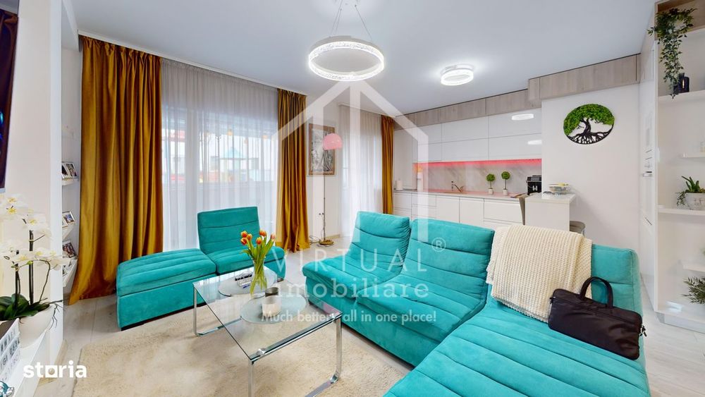 Apartament cu 3 camere, 71mp utili+balcon 12mp, loc de parcare — fotografia 3