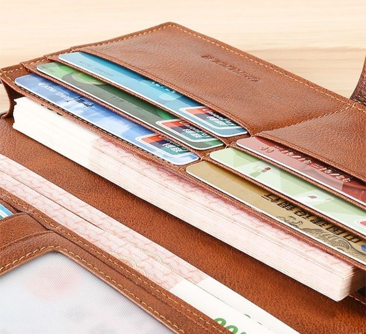 Женский мужской кошелёк из 100% натуральной кожи быка  бумажник портмо