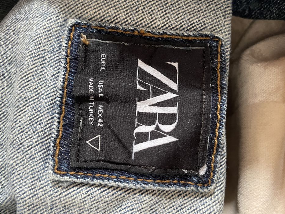 Мъжко яке дънково Zara L размер