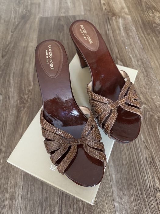 Обувки с ток Sergio Rossi