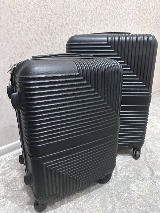 чемодан 2в1 черный