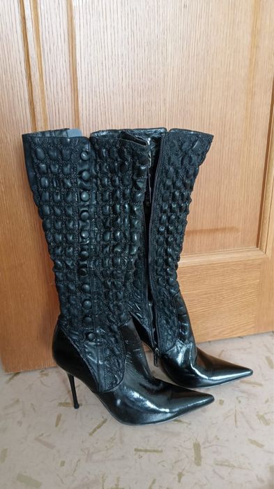 Продам Сапоги кожанные