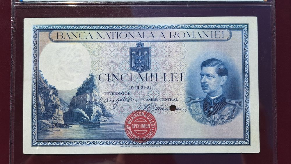 5000 lei 1931, Specimen