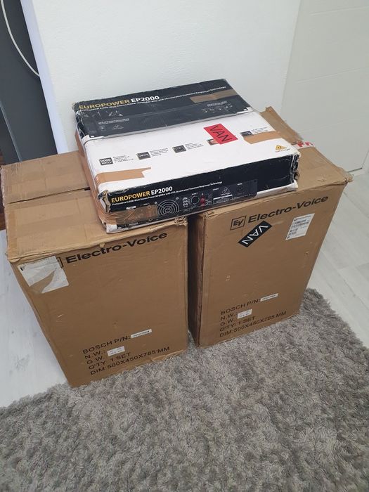 Electro Voice ELX 115 + Stație putere EP2000